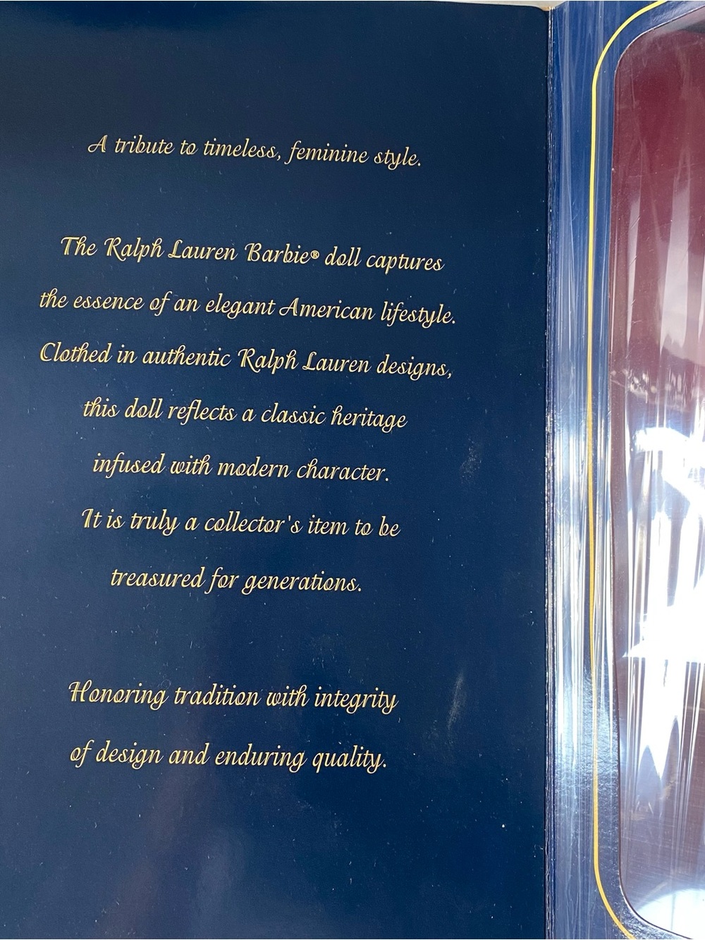 Vintage 1996 Ralph Lauren Barbie Bloomingdale’s Limited Edition NIB Designer Set - Picture 2 of 8
